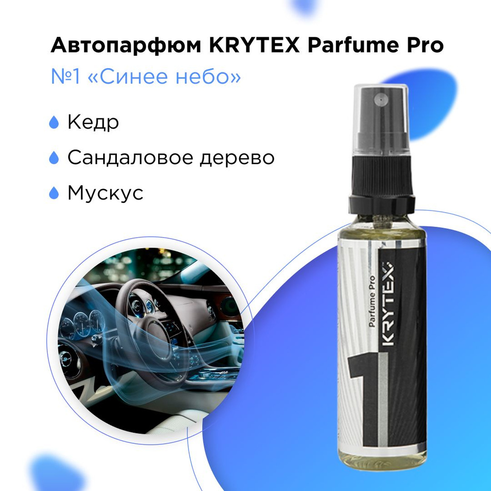 Ароматизатор спрей для автомобиля и дома KRYTEX Parfume Pro №1 