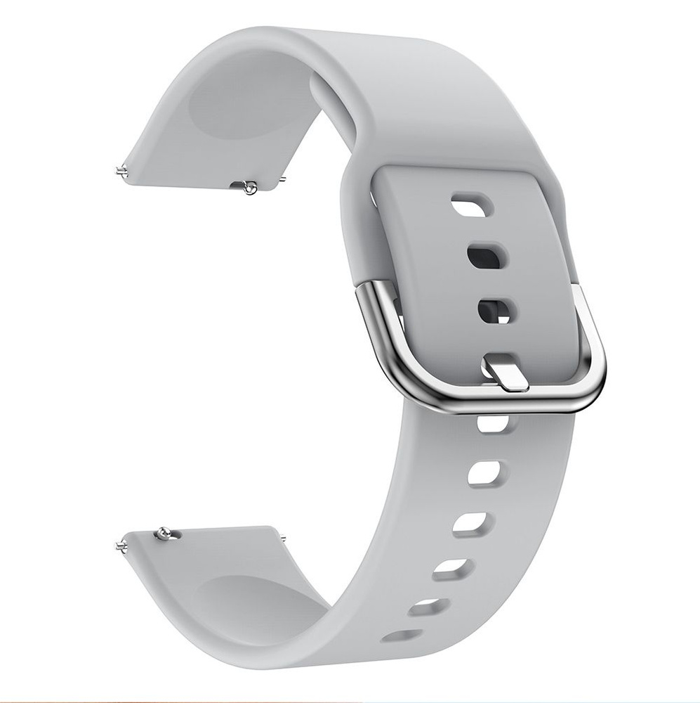 Силиконовый ремешок 20 мм для Huami GTS/Huawei Watch GT2 42мм - светло-серый  #1