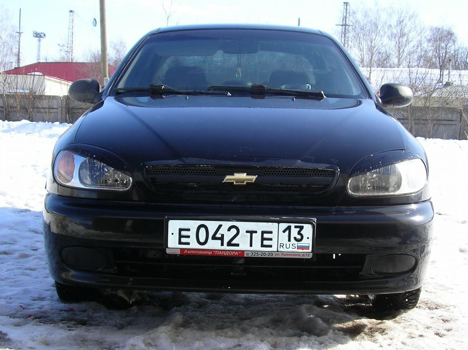 Реснички фар для автомобиля Chevrolet Lanos