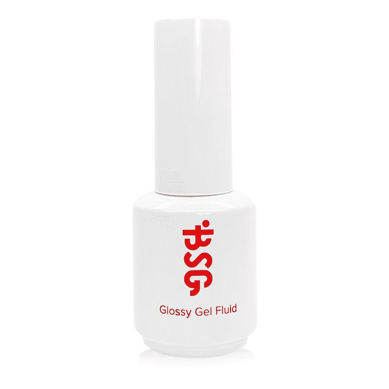 BSG, Glossy Gel Fluid - Базовый гель для проблемных ногтей. База для маникюра прозрачная, 20 мл  #1