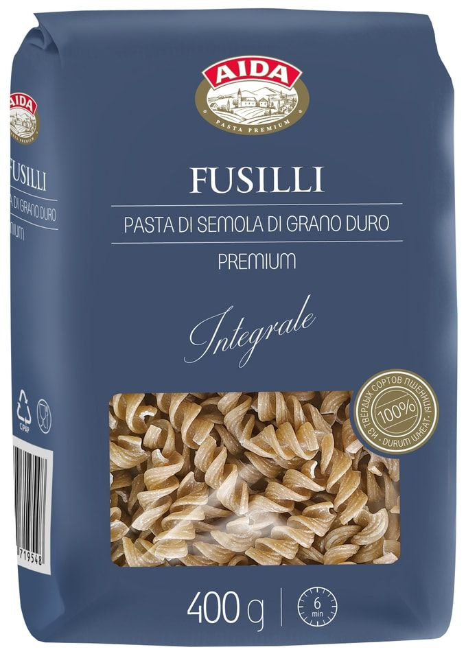 Макароны Aida Fusilli 400г #1