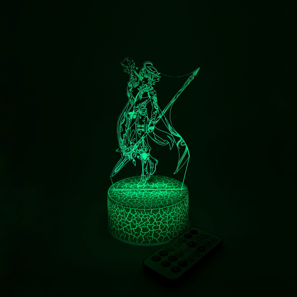 LED 3D ночник Геншин Импакт Сяо "Genshin Impact" #1