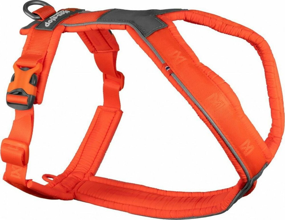 Прогулочная шлейка для собак Non-Stop Line Harness 5.0, оранжевая, размер 3  #1