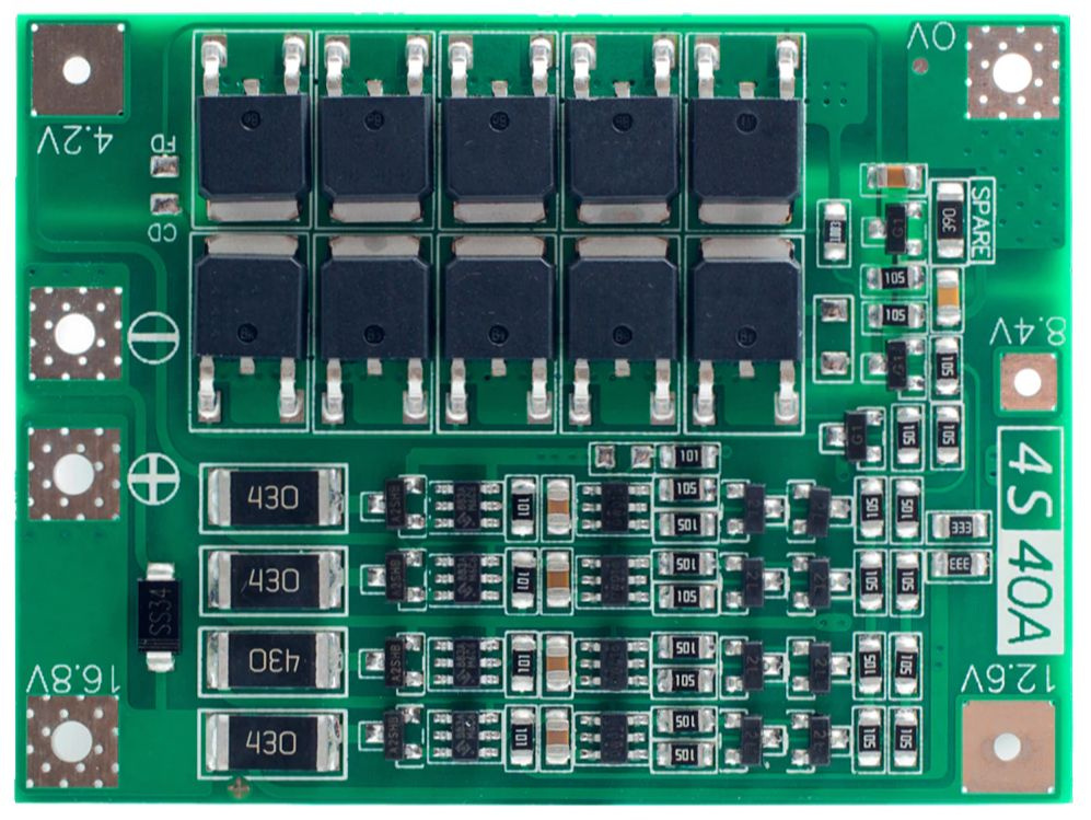 Bms 4s 40a подключение схема