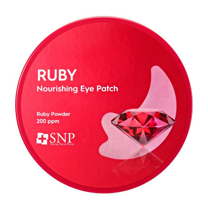 Гидрогелевые патчи для области вокруг глаз с экстрактом пудры рубина Snp Ruby Nourishing Eye Patches #1