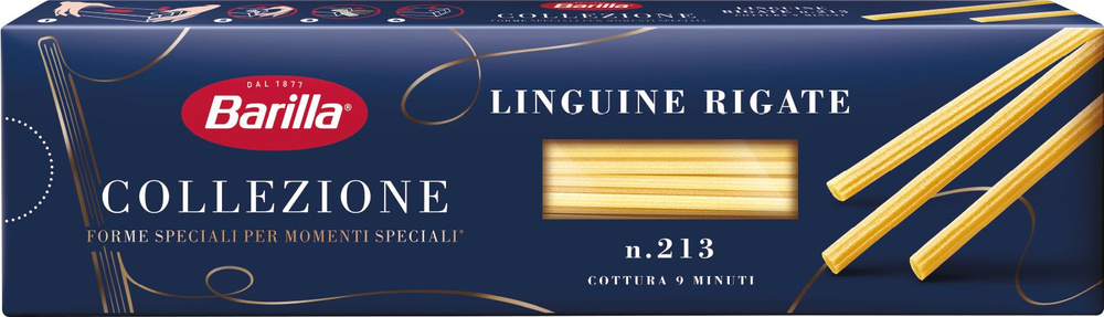 Макароны Barilla Linguine Rigate из твёрдых сортов пшеницы, 450 г #1