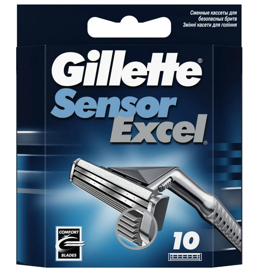 Сменные кассеты Gillette Sensor Excel, 10 шт. #1