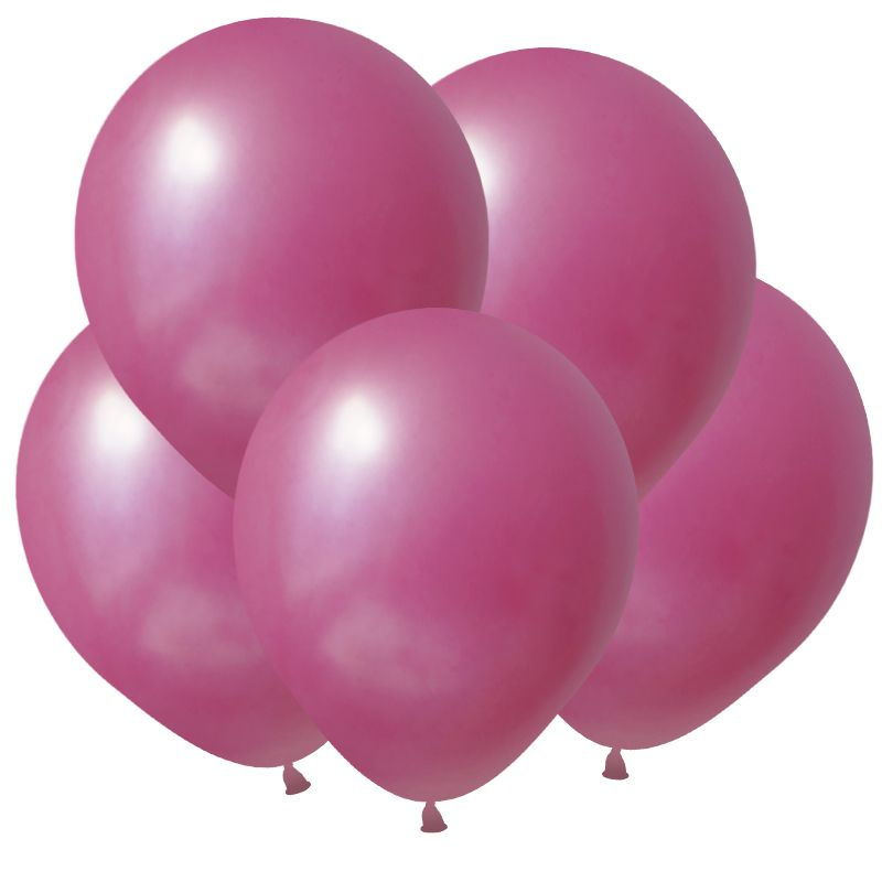 Набор воздушных шаров/Фуксия, Пастель / Rose /12,5 см/100 шт. #1