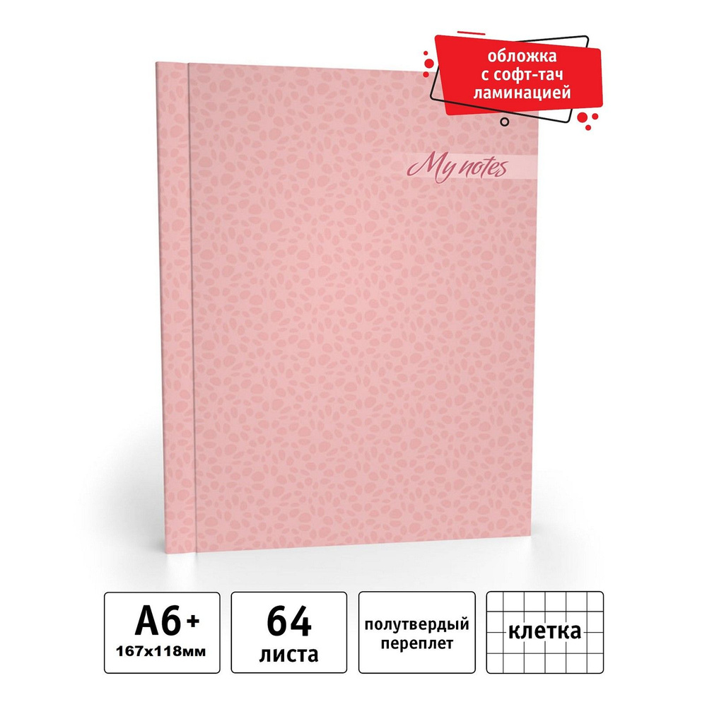 Academy Style Записная книжка C6 (11.4 × 16.2 см), листов: 64 #1