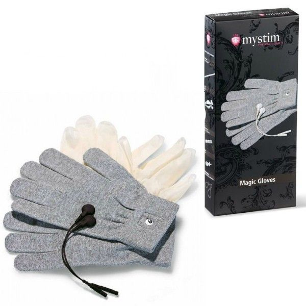 Перчатки для электростимуляции током MYSTIM Magic Gloves для массажа, БДСМ и ролевых игр для взрослых #1