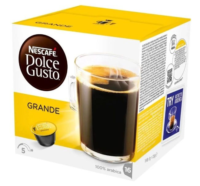 Кофе в капсулах Nescafe Dolce Gusto Grande, 1 упаковка 16 капсул #1