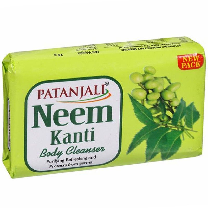 Натуральное мыло Патанджали Ним (Kanti Neem Patanjali), 75 грамм #1
