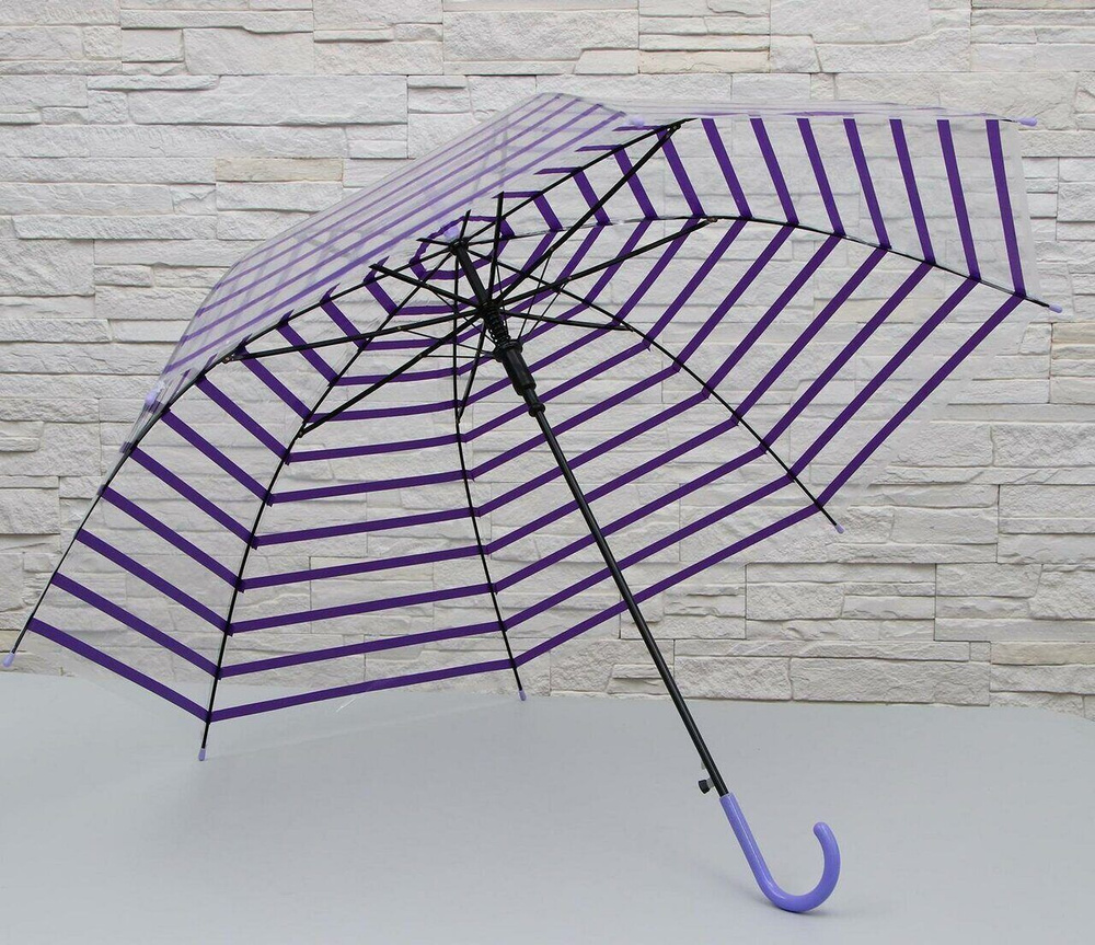 Зонт-трость детский, полуавтоматический #1