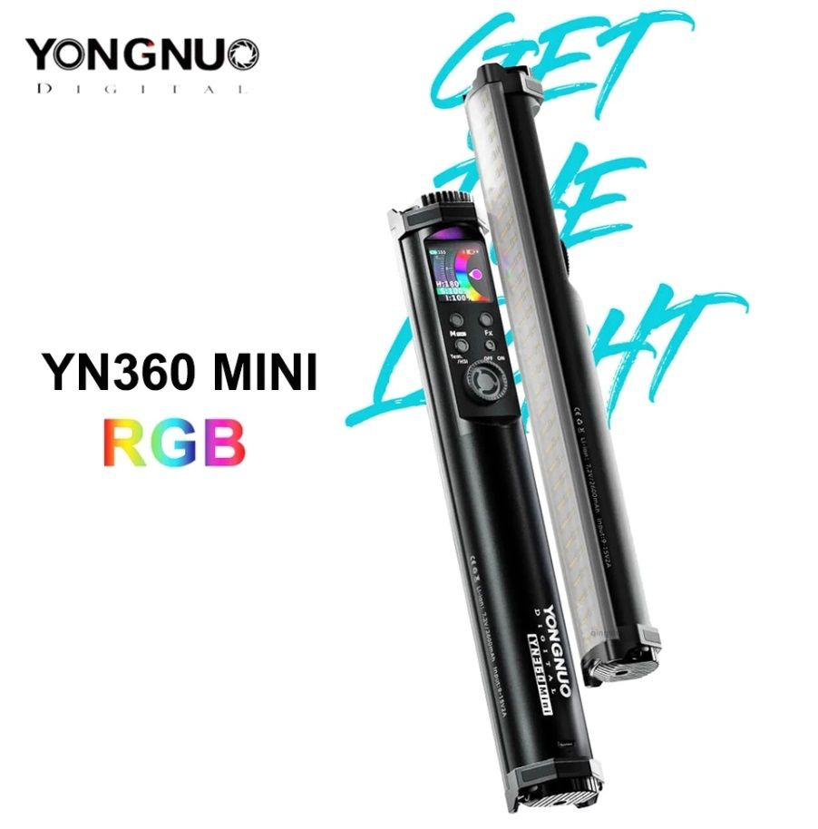 Видеосвет Yongnuo YN360 mini RGB 2700K-7500K 2600mAh 10W 2000Lux 30см #1