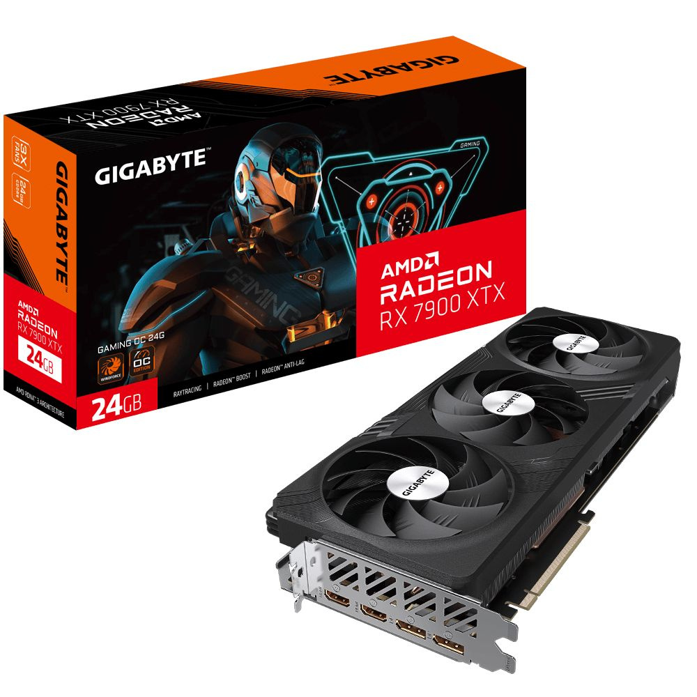 Gigabyte Видеокарта Radeon RX 7900 XTX GAMING OC 24 ГБ (GV-R79XTXGAMING OC-24GD) #1