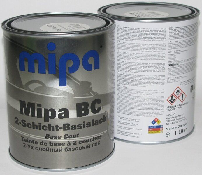 MIPA BC 2-Schicht-Basislack краска базовая Toyota 040 белая база, 1л #1