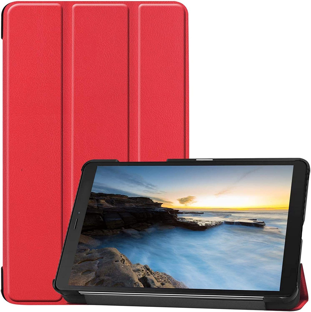 Умный чехол для Samsung Galaxy Tab A 8.0 SM-T290/T295, красный #1