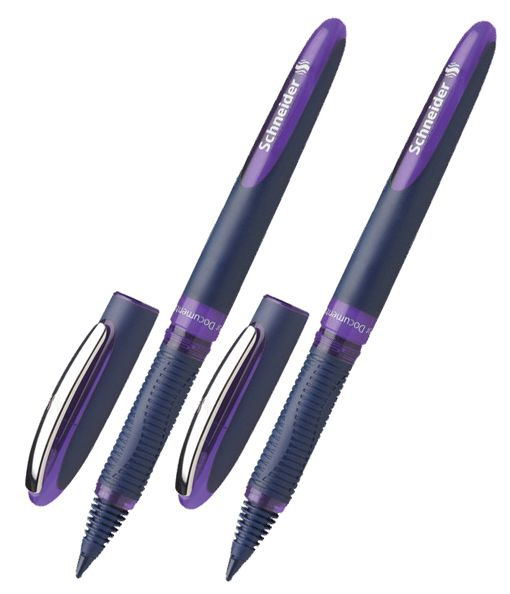 Schneider Ручка Роллер, толщина линии: 0.6 мм, цвет: Фиолетовый, 2 шт.  #1