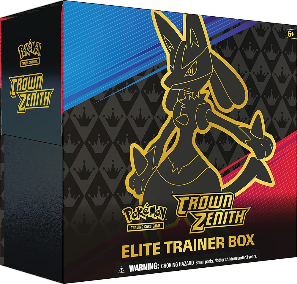 Pokemon: Набор карточек Sword and Shield: Crown Zenith Elite Trainer Box #1