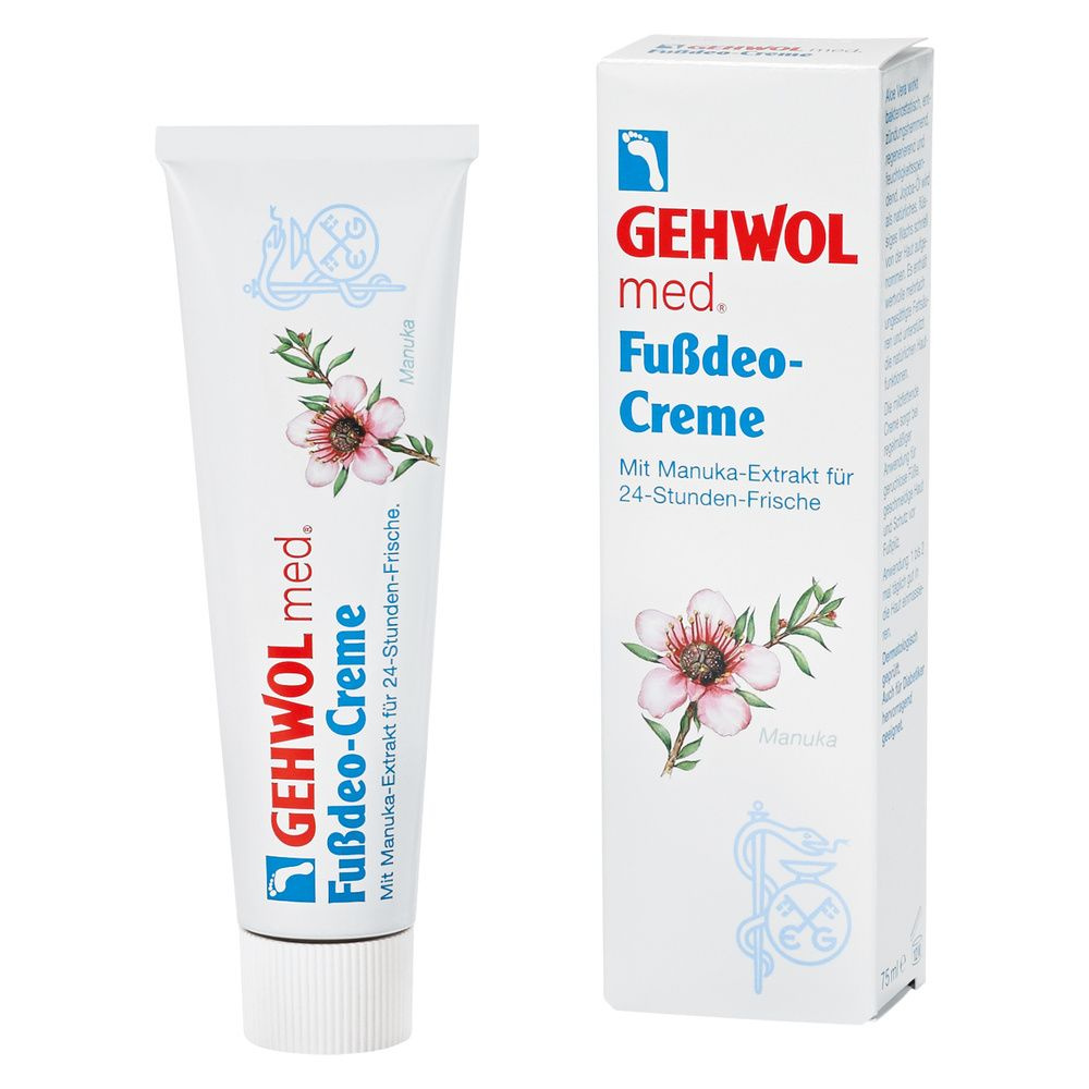 Gehwol Med Fubdeo-creme Крем-дезодорант Геволь для чувствительной кожи ног, 75 мл,  #1