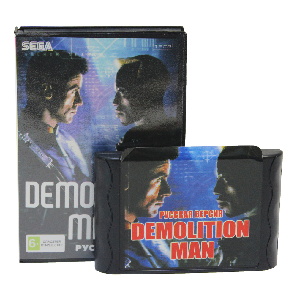 Отличная игра на Sega, по мотивам одноимённого фильма - Demolition Man (Разрушитель) - !!! Английская #1