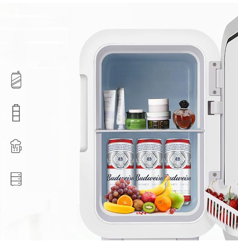 Портативный мини-холодильник для косметики 8л, компактный холодильник ...