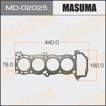 Masuma Прокладка ГБЦ, арт. MD-02025, 1 шт. #1