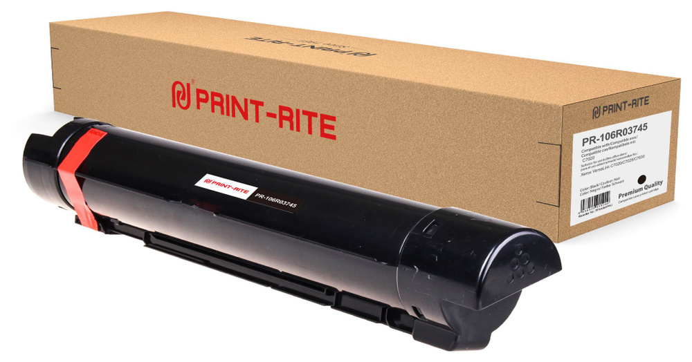 Print-Rite PR-106R03745 картридж лазерный (Xerox 106R03745) черный 23600 стр  #1