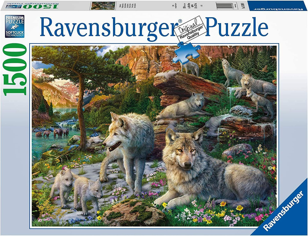 Ravensburger Пазл 1500 деталей Волки весной #1