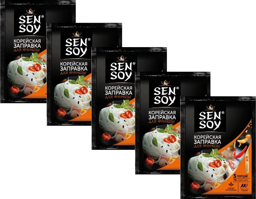 Заправка Sen Soy для фунчозы по-корейски, 80 г, 5шт #1