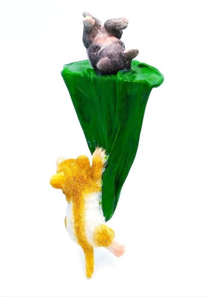 Статуэтка фигурка Коты Игруны 17 см полимерная. Сувенир для интерьера, декора дома. Подарок на день рождения, #1