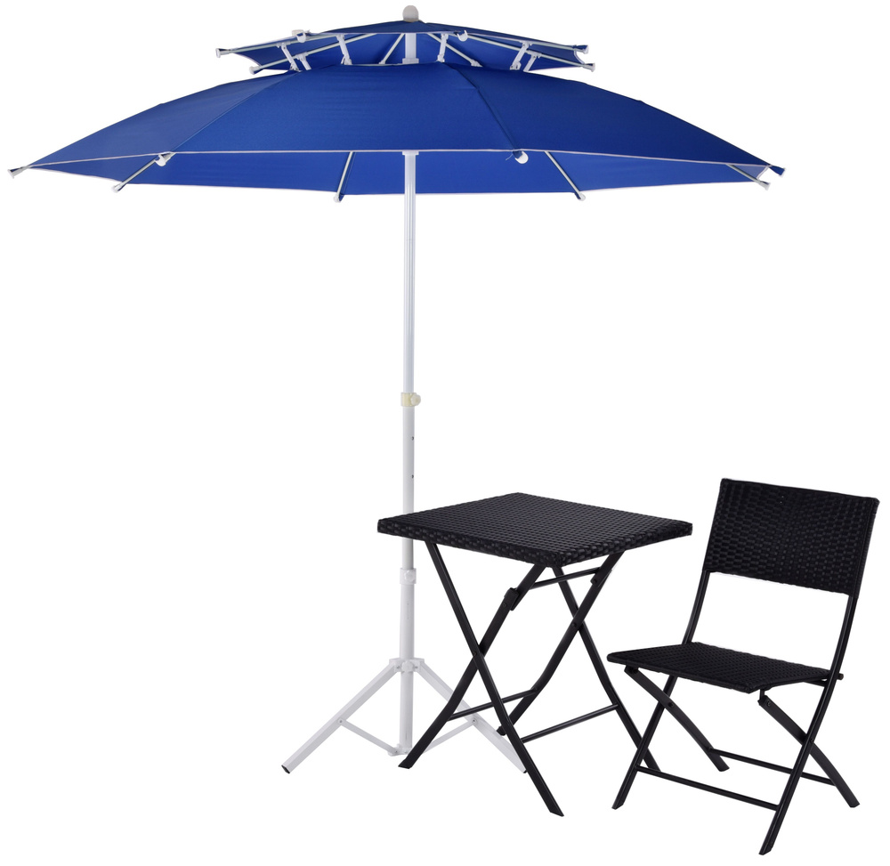 Зонт пляжный NOLITA, диаметр 200см, высота до 220см, зонт садовый, с чехлом  #1