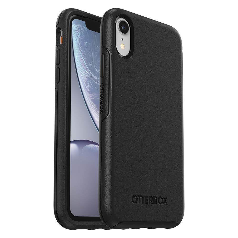 Противоударный чехол OtterBox Symmetry Series Black для iPhone XR, цвет черный  #1