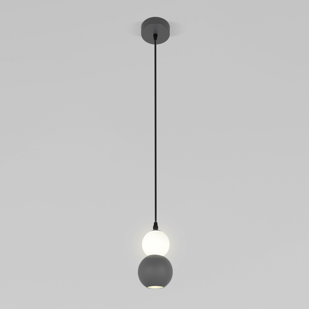 Подвесной светильник светодиодный в современном стиле Eurosvet Polar 50250/1 LED серый  #1
