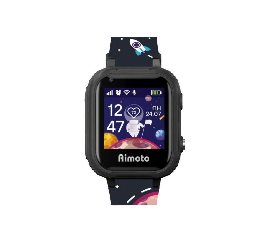 Умные часы для детей Aimoto Pro 4G Космос с GPS геолокацией #1