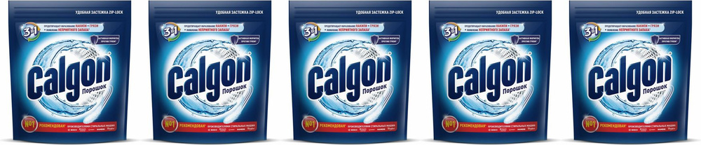 Стиральный порошок Calgon 3 в 1 автомат универсальный, комплект: 5 упаковок по 750 г  #1