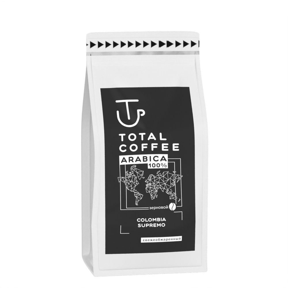 Кофе в зернах Total Coffee Colombia Supremo 1 кг. #1