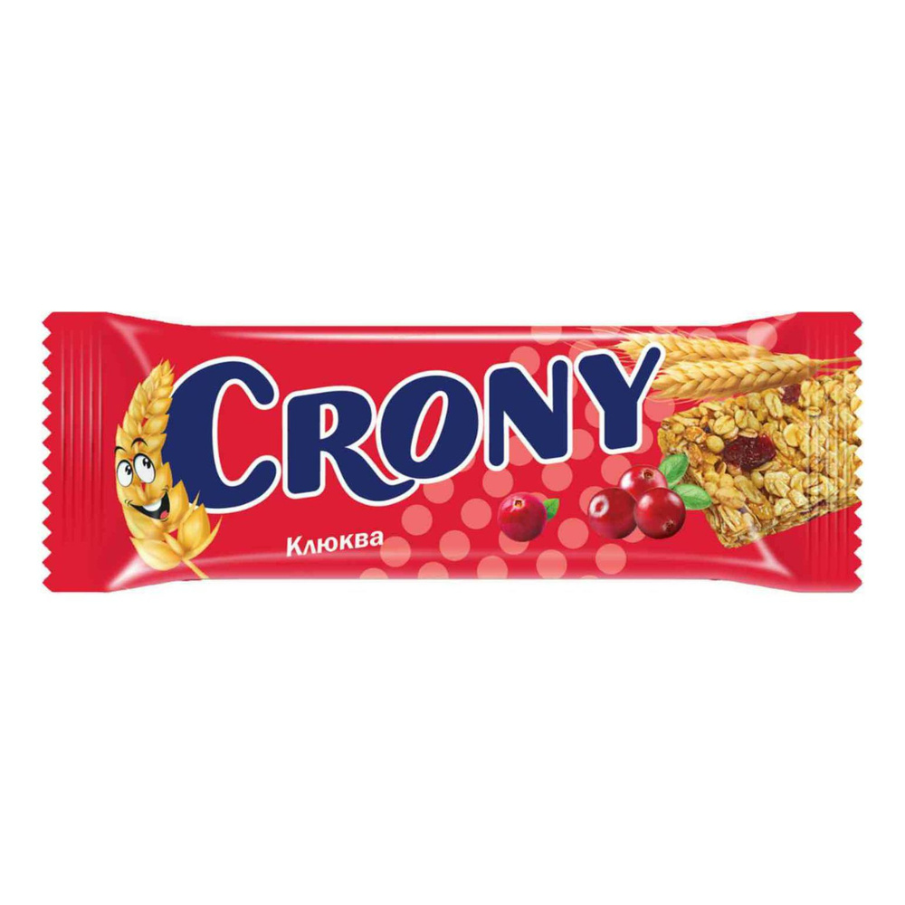 Батончик-мюсли Crony клюква, комплект: 5 упаковок по 50 г #1