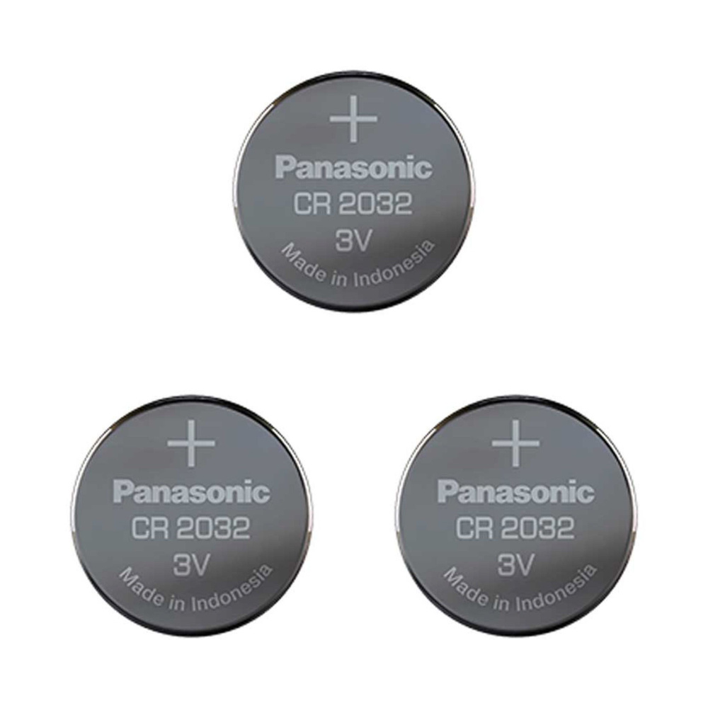 Panasonic Батарейка CR2032, Литиевый тип, 3 В, 3 шт #1