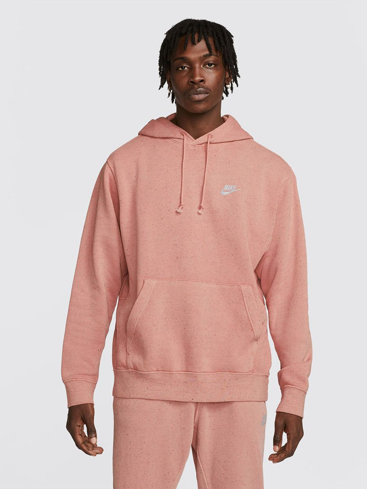 Nike mens hoodie pink hotsell