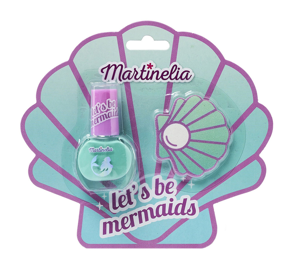 Набор детской косметики для ногтей / Martinelia Nail Duo Let's Be Mermaid  #1