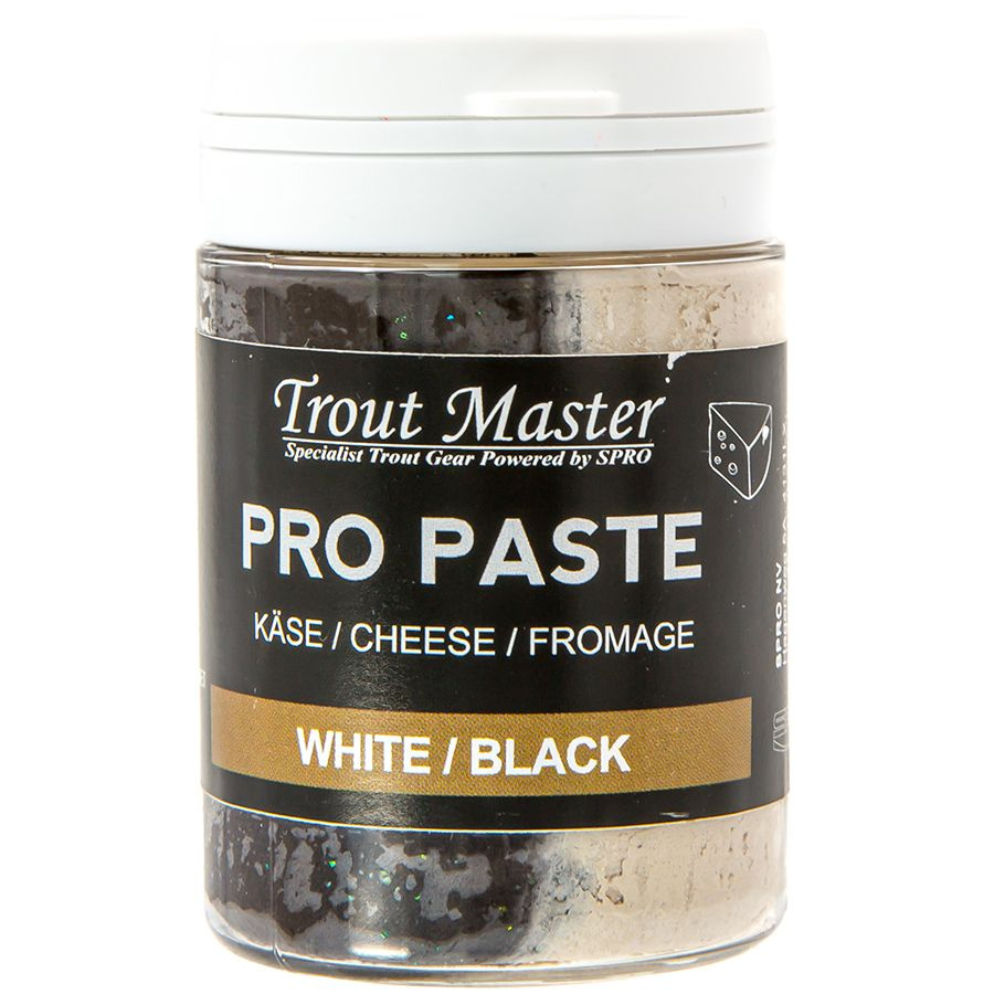 Форелевая паста для рыбалки Trout Master PRO PASTE 60 гр СЫР, цв. White / Black  #1