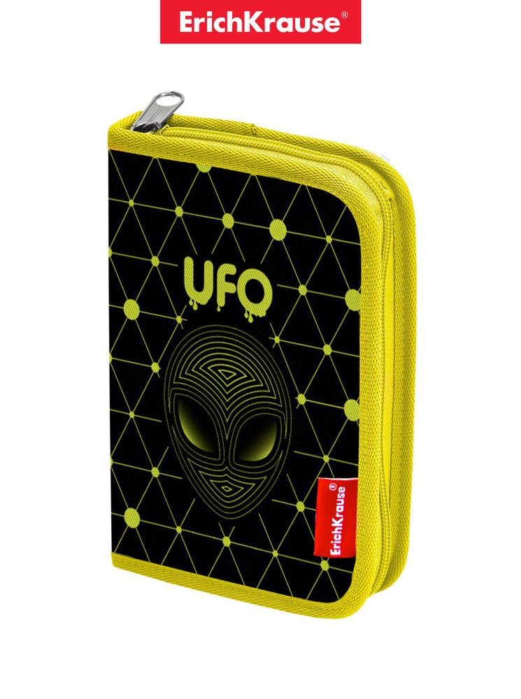 Пенал-книжка без наполнения ErichKrause 135x205x30мм UFO #1