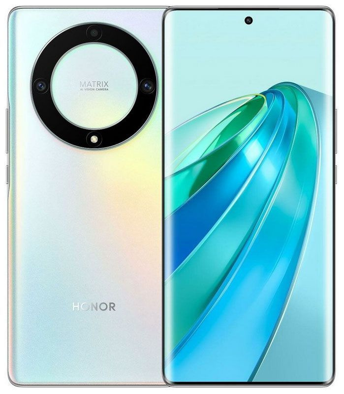 Honor Смартфон X9A 6/128GB 5109ALXU мерцающий лед 6/128 ГБ, серебристый  #1