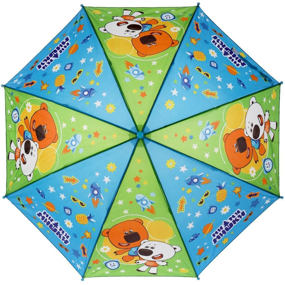 Зонт детский Ми-ми-мишки 45см Играем вместе полуавтомат, со свистком  #1
