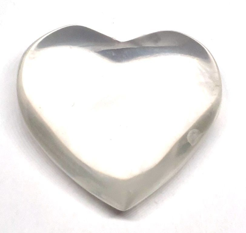 Сердце горный хрусталь 45-49 мм, прозрачный, природный камень минерал, Balance4life  #1