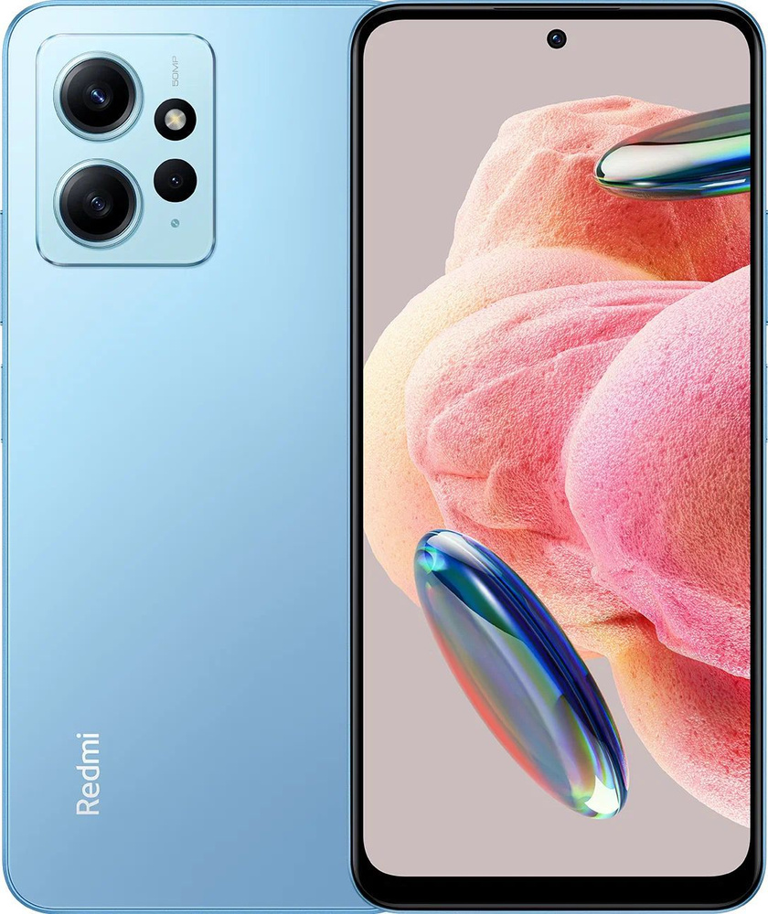 Xiaomi Смартфон Xiaomi Redmi Note 12 4/128 ГБ, синий #1