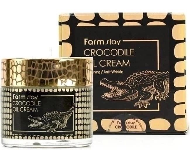 FarmStay / Крем для лица увлажняющий и омолаживающий с жиром крокодила Crocodile Oil Cream,70 мл  #1