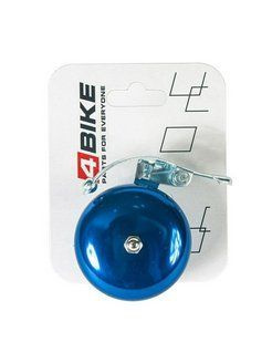 Велозвонок 4BIKE BB3206-Blu латунь, D-56мм, голубой #1