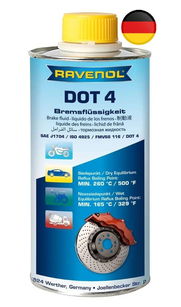 Тормозная жидкость RAVENOL DOT-4, 1 л #1